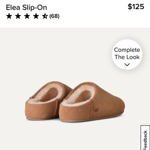 UGG Tan Elea Slip-On Shoes